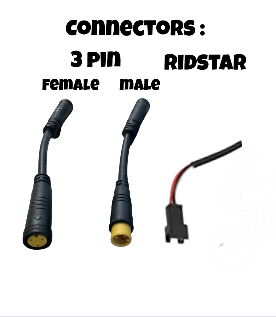 Surron throttle    3pin male+female | Ridstar plug
