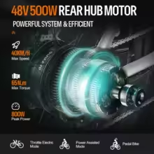 Torque Bikes 500W 48V Conversion Kit